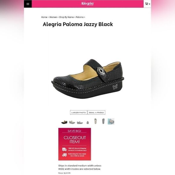 Alegria Paloma Jazzy Black Mary Jane Shoes - Picture 14 of 14